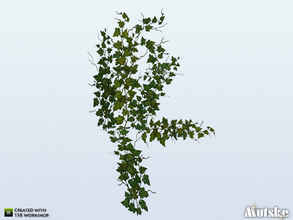Sims 4 — Ivy Inner Corner 02 by Mutske — This plant is part of the The Wonders of Ivy set. Made by Mutske. 