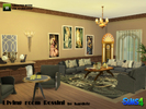 Sims 4 — kardofe_Living room Rossini by kardofe — Salon inspired art deco composed of a sofa, armchair, coffee table and