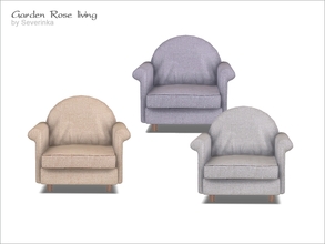 Sims 4 — [GardenRose] TS4 - living chair by Severinka_ — Living chair From the set of 'Garden Rose living' 3 colors