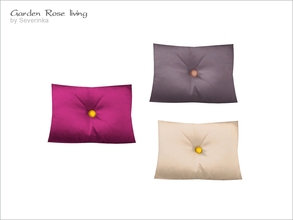 Sims 4 — [GardenRose] TS4 - pillow with button by Severinka_ — Pillow with button for love seat From the set of 'Garden