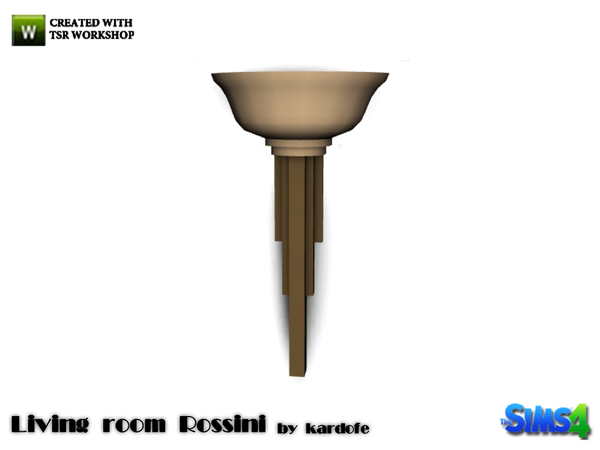 Sims 4 — kardofe_Living room Rossini_WallLight by kardofe — Wall lamp Art Deco