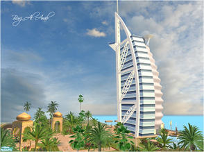 Sims 2 — Burj Al Arab by senemm — *Acknowledged as the best hotel in the world - Designed to resemble a billowing sail,