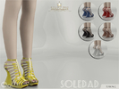 Sims 4 — Madlen Soledad Shoes by MJ95 — You cannot change the mesh, but feel free to recolour it as long as you add