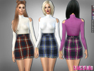 Sims 4 — 231 - Open sleeve sweater with skirt by sims2fanbg — .:231 - Open sleeve sweater with skirt:. Outfit in 8