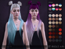 Sims 4 — LeahLillith Nefarious Hair by Leah_Lillith — Nefarious Hair the zip file contains two packages with the hair