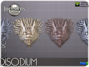 Sims 4 — disodium bedroom wall scultpure by jomsims — disodium bedroom wall scultpure