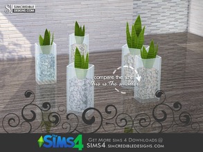 Sims 4 — Onda plant small by SIMcredible! — by SIMcredibledesigns.com available at TSR __________________ * 3 colors