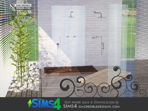 Sims 4 — Onda shower by SIMcredible! — by SIMcredibledesigns.com available at TSR __________________ * 4 colors