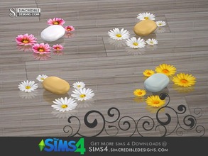 Sims 4 — Onda soap and flowers by SIMcredible! — by SIMcredibledesigns.com available at TSR __________________ * 3 colors