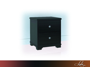 Sims 3 — Tilton Bedroom End table by Lulu265 — Part of the Tilton Bedroom Set Fully CAStable