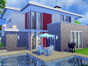 Sims 4 — MB-Urban_Modern by matomibotaki — Modern family home, simple but charming with lot of space and comfort.