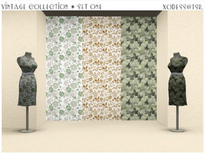Sims 3 — Dess+Vintage Collection+SET01. by Xodess — This set is part one of my Vintage collection and it consists of