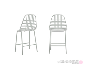 Sims 4 — Wire Mod Pad Bar Stool Mesh by DOT — Wire Mod Pad Bar Stool Mesh by DOT of The Sims Resource