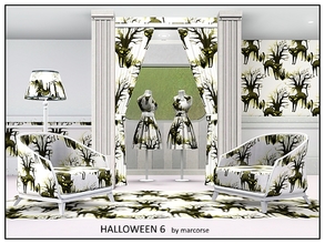 Sims 3 — Halloween 6_marcorse by marcorse — Themed pattern: traditional elements for Halloween decor