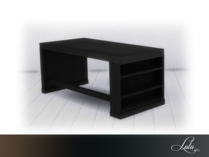 Sims 4 — His and Hers Home Office Desk Variation by Lulu265 — Part of the His and Hers Home Office Set 3 colour options