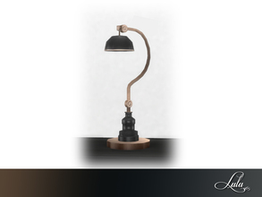 Sims 4 — His and Hers Home Office Desk Lamp by Lulu265 — Part of the His and Hers Home Office Set 2 colour options