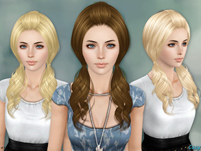 Sims 3 — Ellie Hairstyle - TE by Cazy — Hairstyle for Females, Teen through Elder. All LODs.