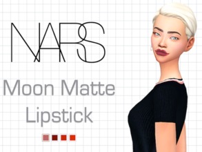 Sims 4 — [JnoJoy] NARS Moon Matte Lipstick by jnojoysims — no mesh needed basic game