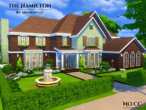 Sims 4 — The Hamilton by sharon337 — The Hamilton is a family home built on a 40 x 30 lot in Willow Creek on the