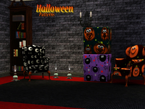 Sims 3 — Halloween Patterns II by allison731 — Set with 4 patterns for Halloween. :) 