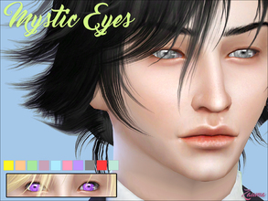 Sims 4 — Yume - Mystic Messenger Eyes by Zauma — Hello! New eye colors based on the game ''Mystic Messenger''. Hope you