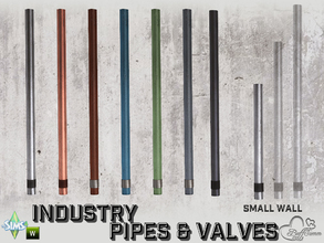 Sims 4 — Industry Pipes Large SW by BuffSumm — Part of the *Build Industry Set*