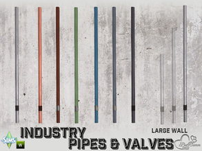 Sims 4 — Industry Pipes Small LW by BuffSumm — Part of the *Build Industry Set*