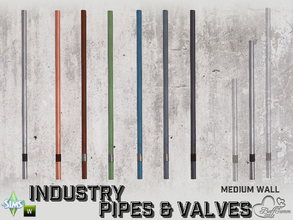 Sims 4 — Industry Pipes Small MW by BuffSumm — Part of the *Build Industry Set*