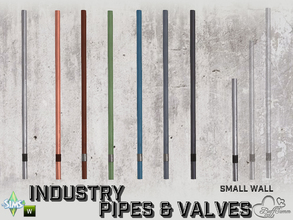 Sims 4 — Industry Pipes Small SW by BuffSumm — Part of the *Build Industry Set*