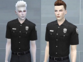 Sims 4 — Shirt 02 (Police) - Outdoor Retreat needed by TatyanaName2 — Required: The Sims 4 Outdoor Retreat Shirt for
