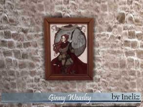 Sims 4 — Ginny Weasley by Ineliz — Original images belongs to IrenHorrors (http://irenhorrors.deviantart.com). Artist