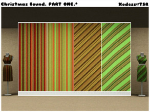 Sims 3 — Dess+Christmas Bound. PART01* by Xodess — This set consist of four Christmas-themed patterns, all of which can