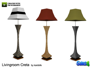 Sims 4 — kardofe_Livingroom Creta_FloorLamp by kardofe — Stylish and beautiful floor lamp modern style in three different