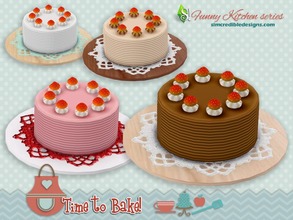 Sims 4 — Funny kitchen - Time to bake - cake by SIMcredible! — You've requested, we brought it back ^^ by
