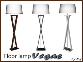 Sims 4 — Floor Lamp Vegas by Joy6 — Modern floor lamp Color options : 4