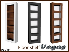 Sims 4 — Floor Shelf Vegas by Joy6 — Floor Shelf Color options : 4