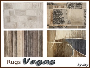 Sims 4 — Rugs Vegas by Joy6 — Modern interior rugs Color options : 4