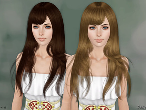 Sims 3 — Autumn Breeze - TE by Cazy — Hairstyle for Female, Teen through Elder. All LOD included.