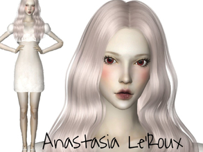 Sims 4 — Anastasia Le'Roux by _Tea_ — Hello everyone! This time, I created another sim... Halloween themed! Her name is