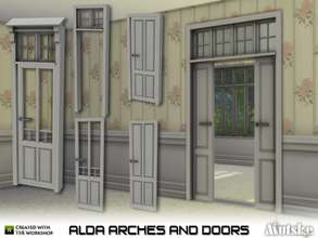 Sims 4 — Alda Arches and Doors by Mutske — One of my favorit Sims 3 constructionset is the Alda, I have special memorys