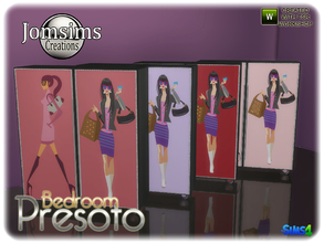 Sims 4 — presoto dresser by jomsims — presoto dresser