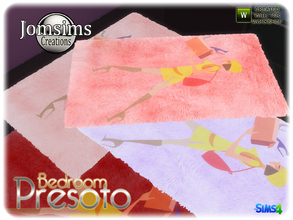 Sims 4 — presoto rugs by jomsims — presoto rugs. use it with mirror floor