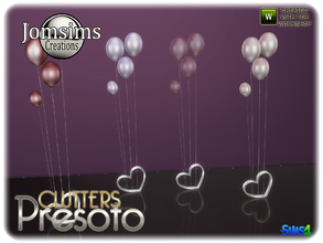 Sims 4 — presoto baloon deco 2 more transparant by jomsims — presoto baloon deco 2 more transparant