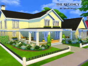 Sims 4 — The Regency by sharon337 — The Regency is a family home built on a 40 x 30 lot in Willow Creek on the Parkshore