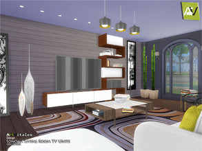 Sims 4 — Sonoma Living Room TV Units by ArtVitalex — - Sonoma Living Room TV Units - ArtVitalex@TSR, Nov 2016 - All