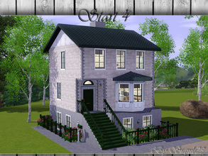 Sims 3 — start 4 by srgmls23 — Another start house... A typical city house in stone, that your sim can go changing