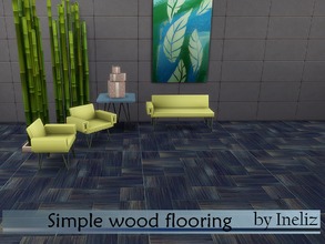Sims 4 — Simple wood flooring by Ineliz — A set of wooden floor in 5 colors. 