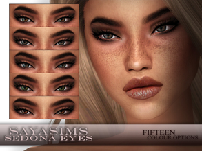 Sims 4 — Sedona Eyes by SayaSims — - 15 colour options - Custom Thumbnail - Teen to elder - All genders - HQ mod
