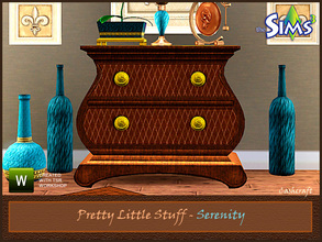 Sims 3 — Pretty Little Stuff Bombe chest by Cashcraft — A Bombe Chest is a beautiful piece of furniture, which will