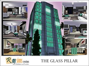 Sims 3 — The Glass Pillar by Ray_Sims — Centrally located, the Glass Pillar building is a favorite among the fashionable